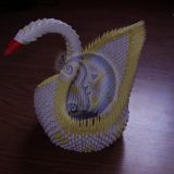 origami gulbės