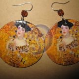 auskarai Klimtas - Moteris